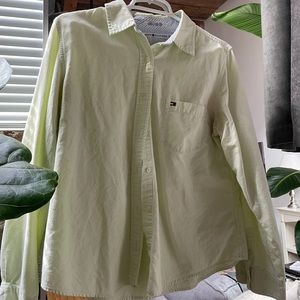 Pastel Green Tommy Hilfiger Button Down - Size 14